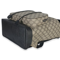 Beige GG Supreme Canvas Drawstring Buckle Backpack