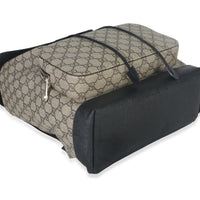 Beige GG Supreme Canvas Drawstring Buckle Backpack