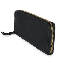 Louis Vuitton Black Monogram Empreinte Clemence Wallet Wallet pv