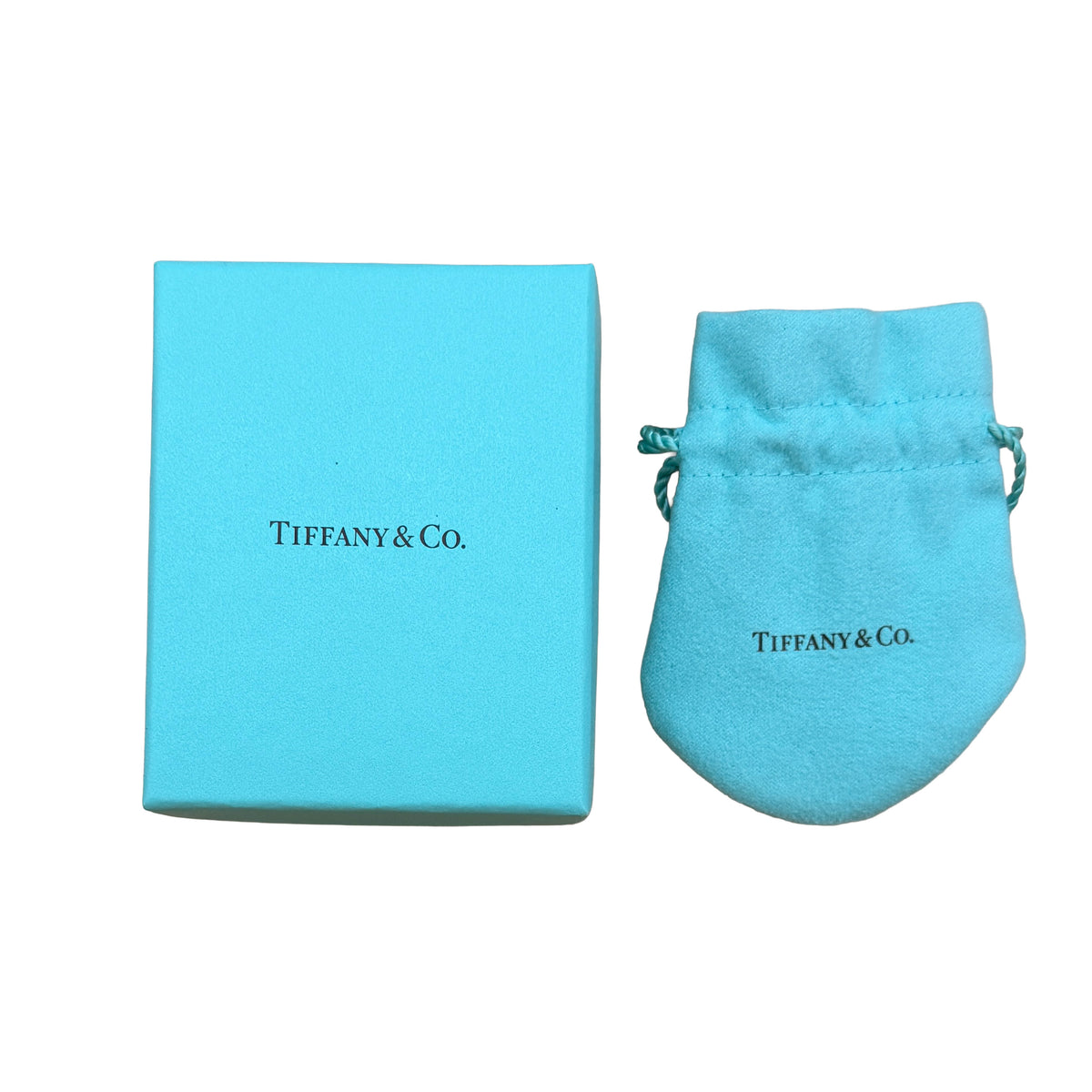 Tiffany & Co. Sterling Silver Pearl Olive Leaf Earrings box