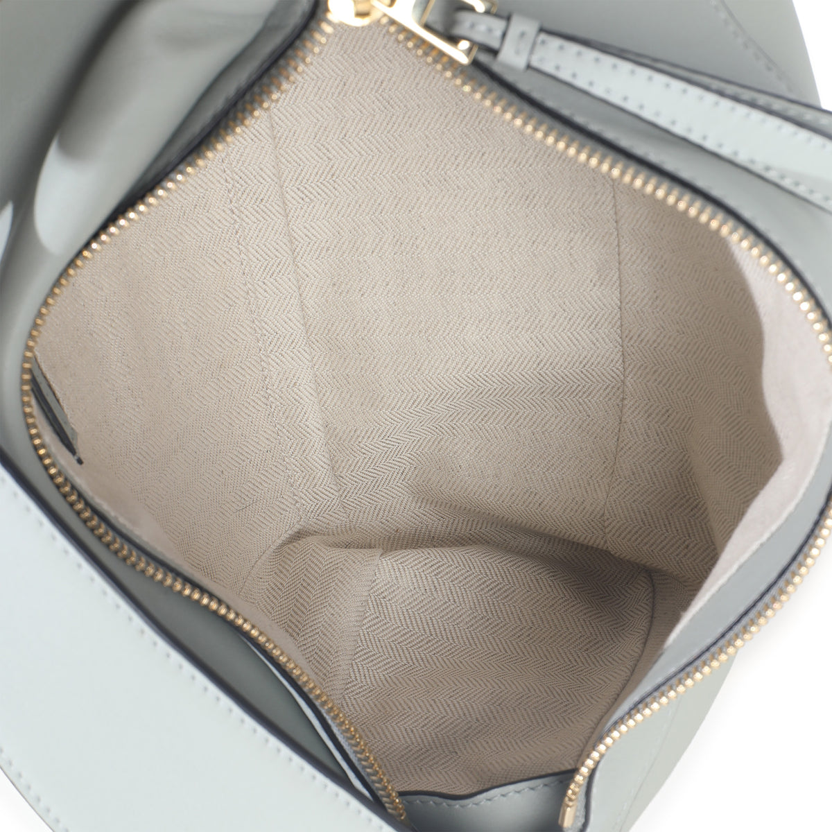 Loewe Ash Grey Calfskin Puzzle Hobo Handbag av