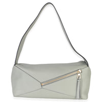 Loewe Ash Grey Calfskin Puzzle Hobo Handbag bv