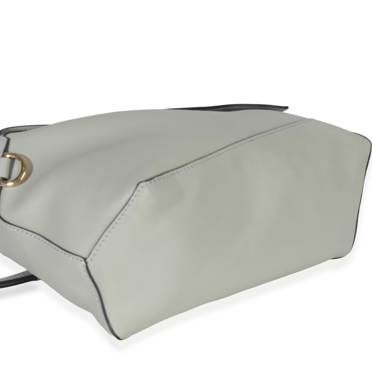 Loewe Ash Grey Calfskin Puzzle Hobo Handbag clasp
