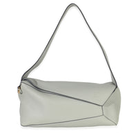 Loewe Ash Grey Calfskin Puzzle Hobo Handbag fv