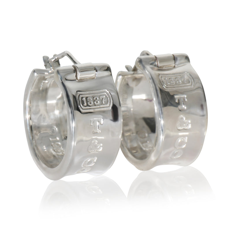 Sterling Silver  1837 Hoop Earrings