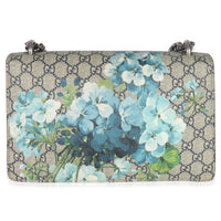 Blue Beige GG Supreme Canvas Blooms Small Dionysus Bag