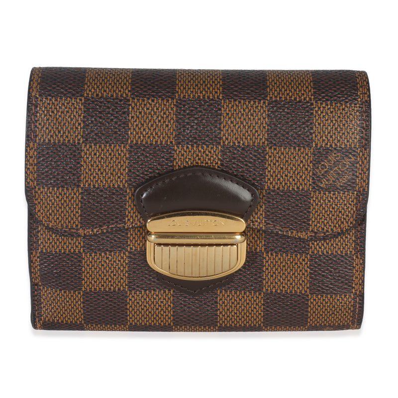Damier Ebene Canvas Joey Wallet