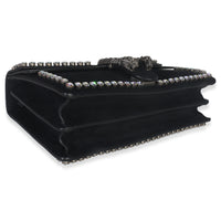 Gucci Black Suede Crystal Small Dionysus Shoulder Bag Handbag box