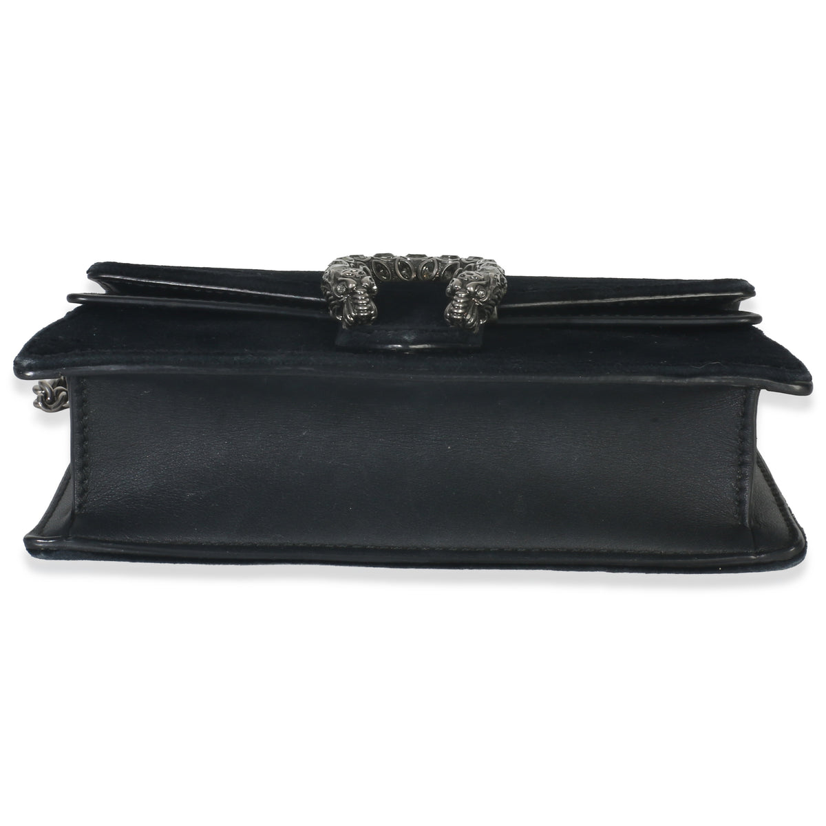 Gucci Black Velvet Super Mini Dionysus Chain Bag Handbag box
