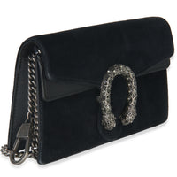 Gucci Black Velvet Super Mini Dionysus Chain Bag Handbag pv