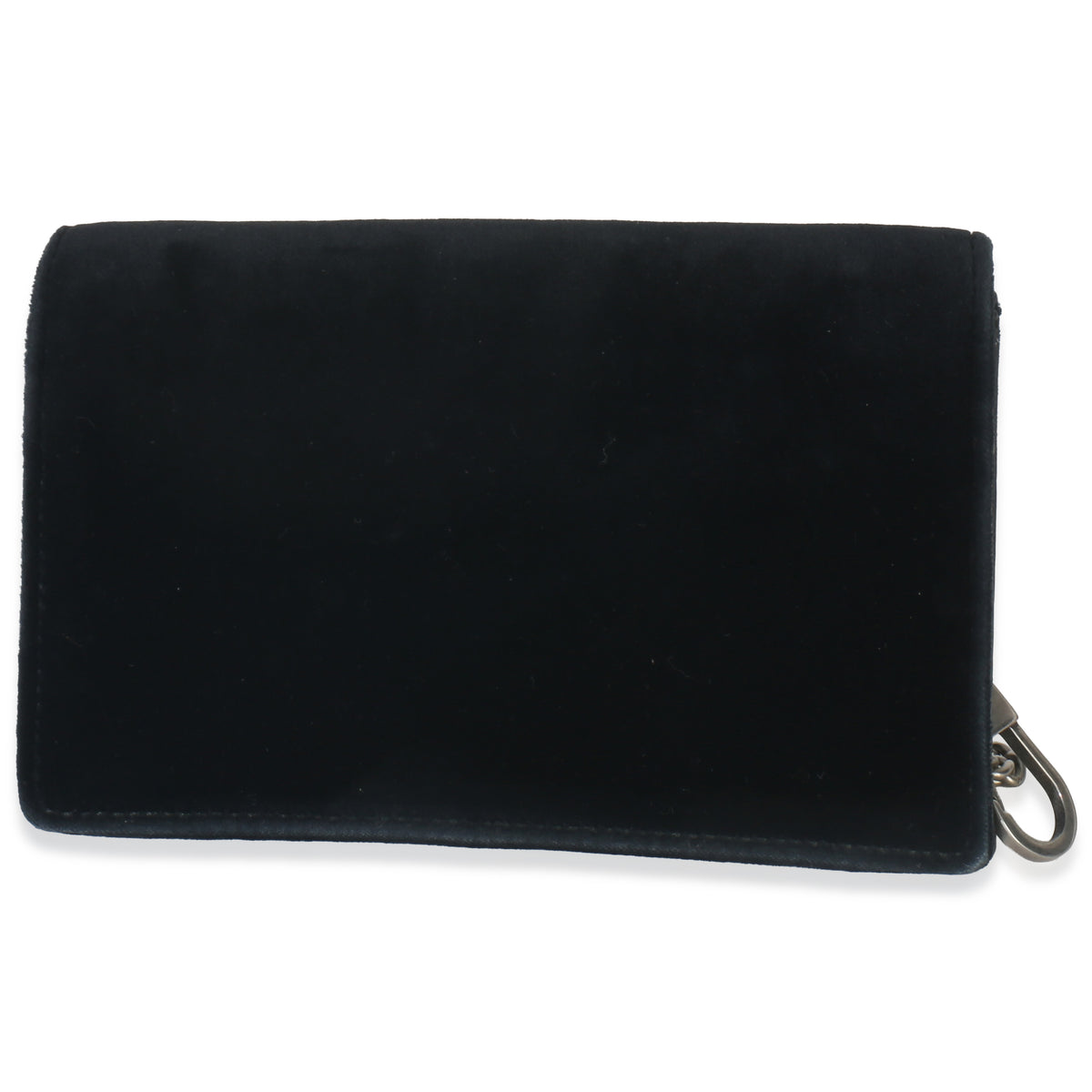 Gucci Black Velvet Super Mini Dionysus Chain Bag Handbag stamp