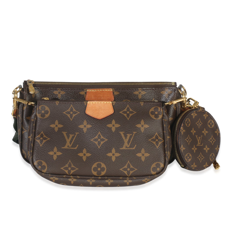 Kaki Monogram Canvas Multi Pochette Accessoires