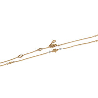 Yellow Gold Diamond Interlocking GG Star Necklace