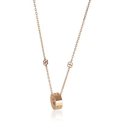 Rose Gold  Icon GG Star Necklace