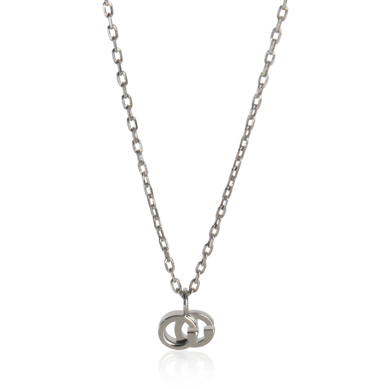 White Gold  GG Marmont Necklace
