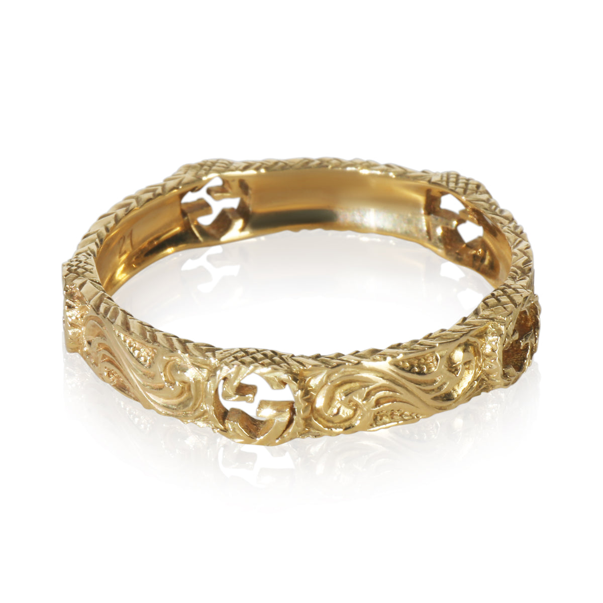 Yellow Gold  Interlocking G Ring