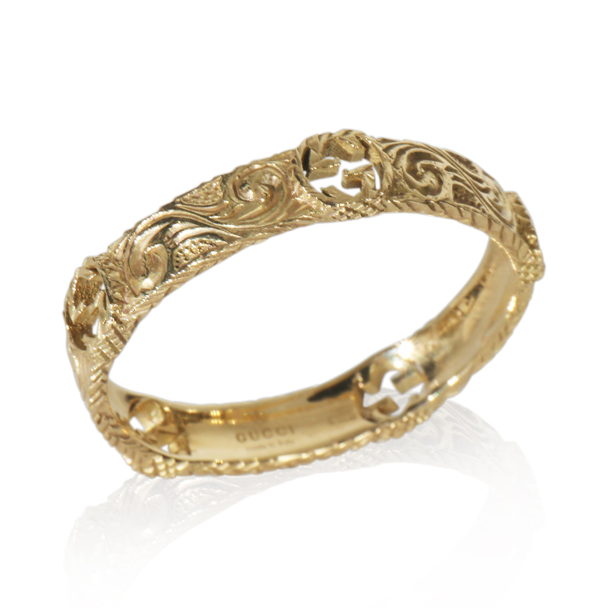 Yellow Gold  Interlocking G Ring