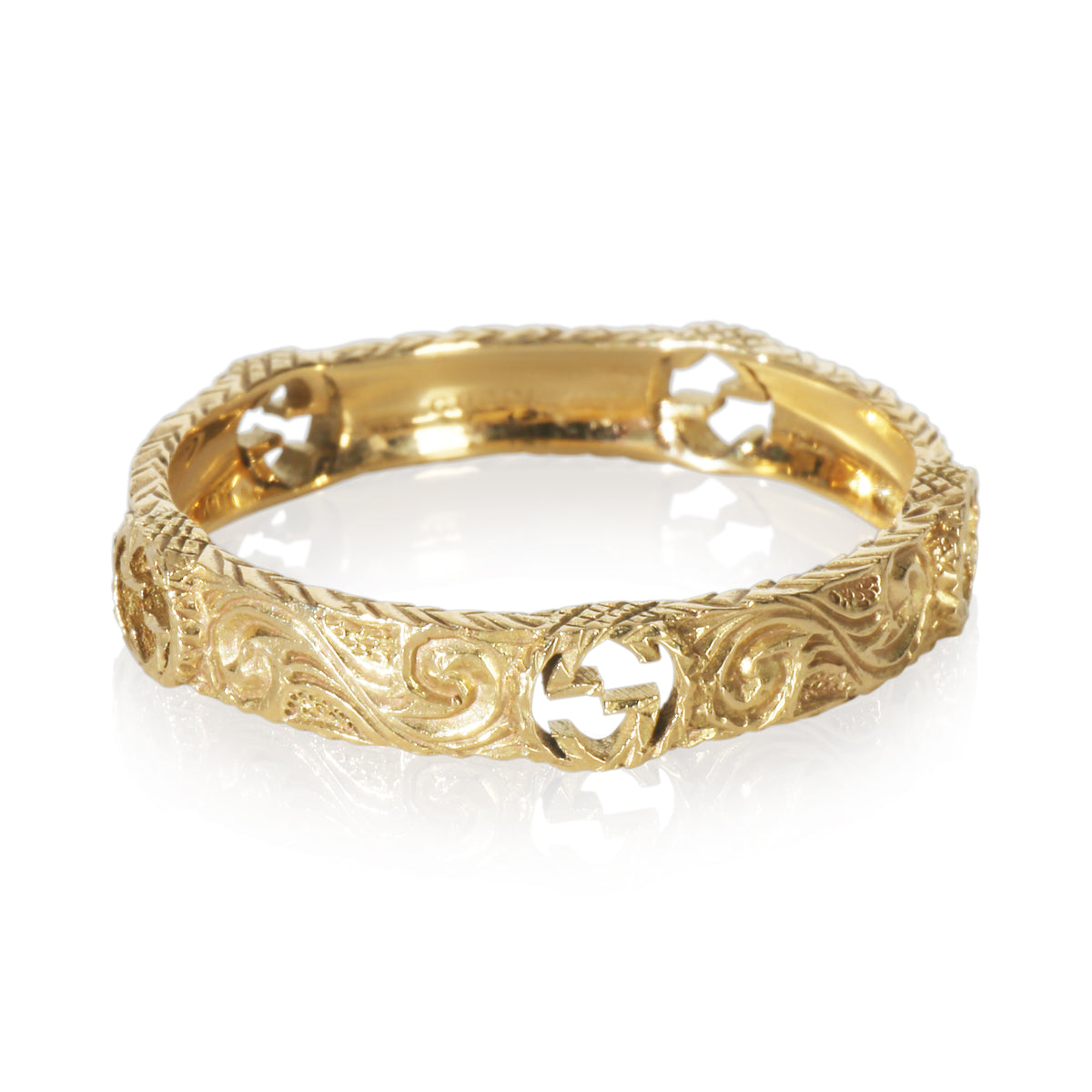 Yellow Gold  Interlocking G Ring