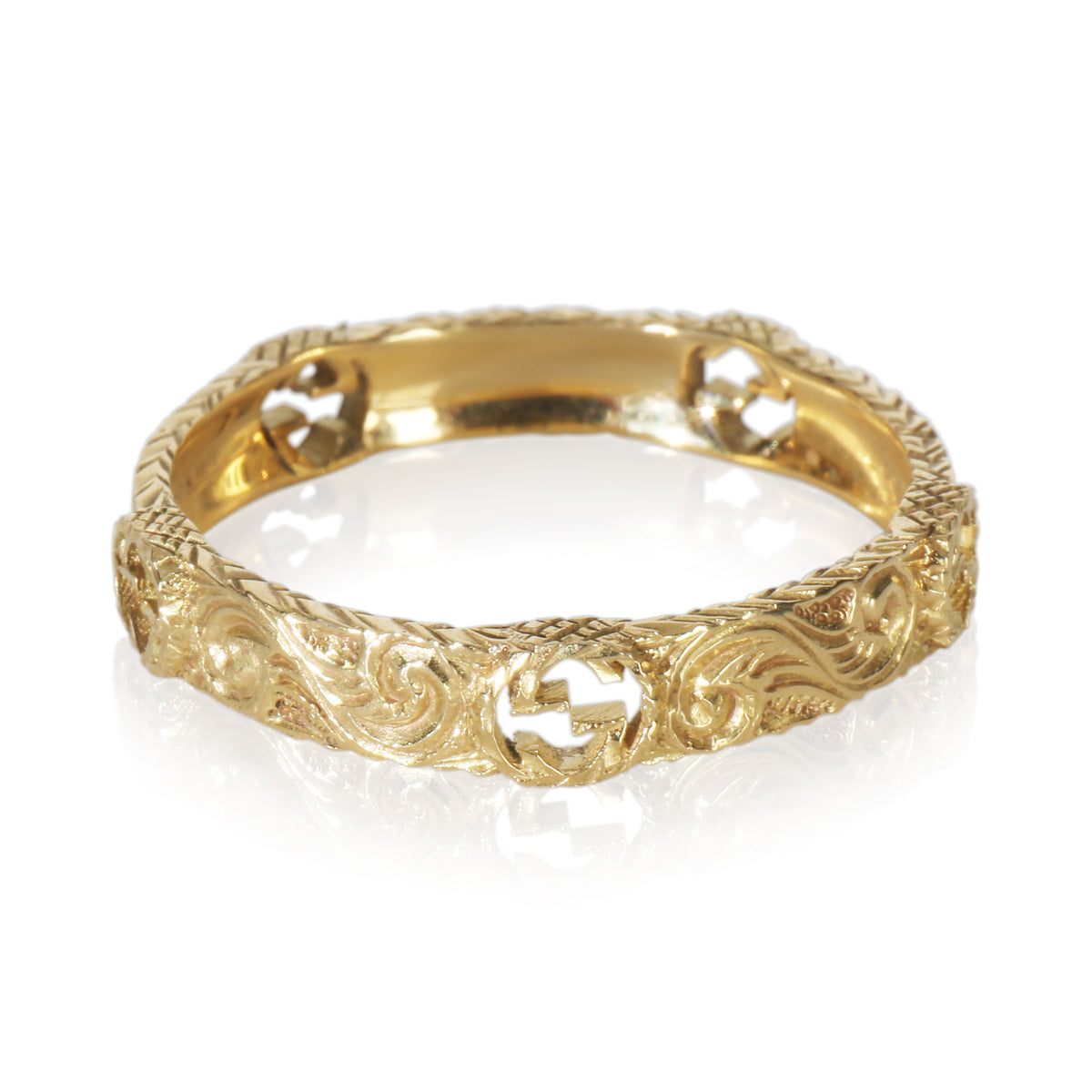 Yellow Gold  Interlocking G Ring
