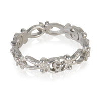 White Gold Diamond Flora Double G & Flower Ring