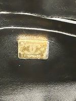 Chanel Black Gold Metal Pearl Embellished Mini Flap Bag Handbag ad4