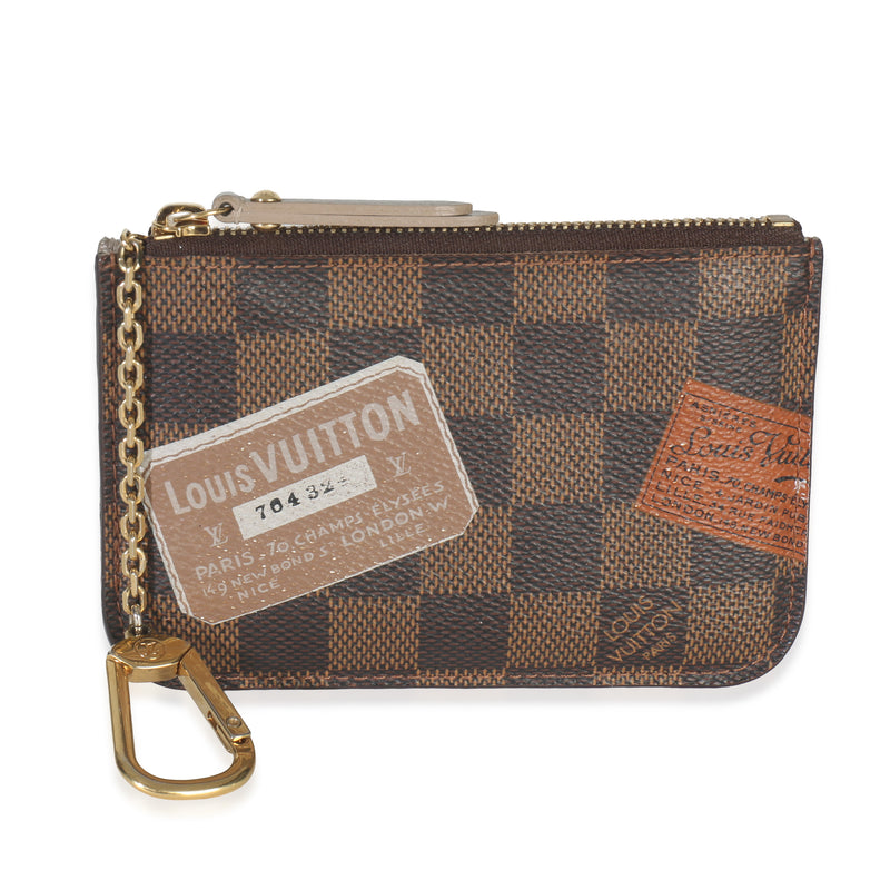 Damier Ebene Canvas Trunks & Bags Key Pouch