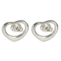 Sterling Silver  Elsa Peretti Open Heart Earrings
