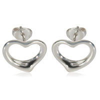 Sterling Silver  Elsa Peretti Open Heart Earrings