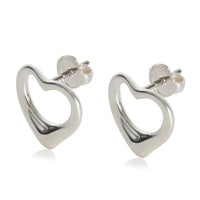 Sterling Silver  Elsa Peretti Open Heart Earrings