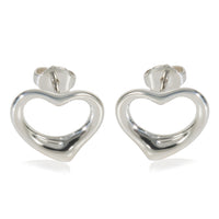 Sterling Silver  Elsa Peretti Open Heart Earrings