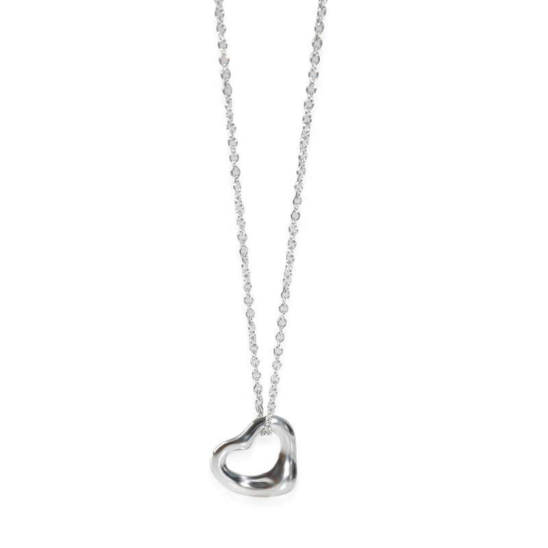 Sterling Silver  Elsa Peretti Open Heart Pendant