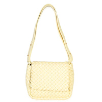 Chamomile Nappa Intreccio Mini Cobble Shoulder Bag