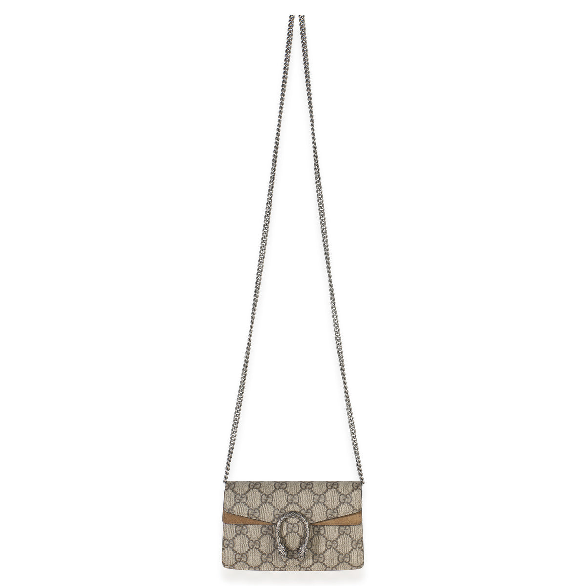 Beige GG Supreme Canvas Super Mini Dionysus