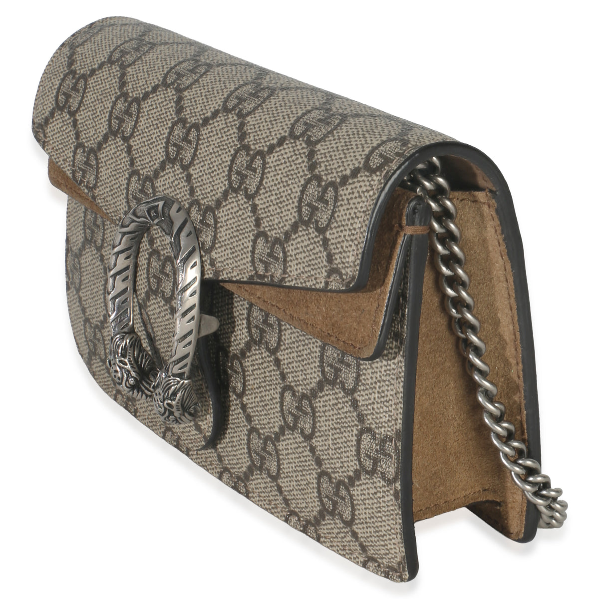 Beige GG Supreme Canvas Super Mini Dionysus