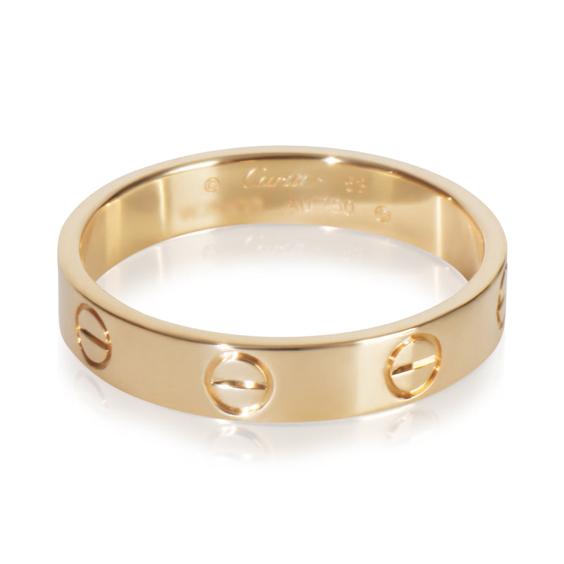 Yellow Gold Small Model Love Ring