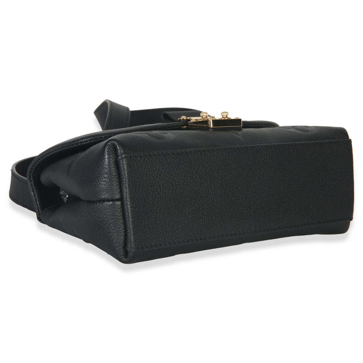 Louis Vuitton Black Giant Monogram Empreinte Madeleine BB Handbag clasp