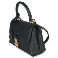 Louis Vuitton Black Giant Monogram Empreinte Madeleine BB Handbag sv