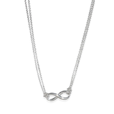Sterling Silver  Infinity Necklace