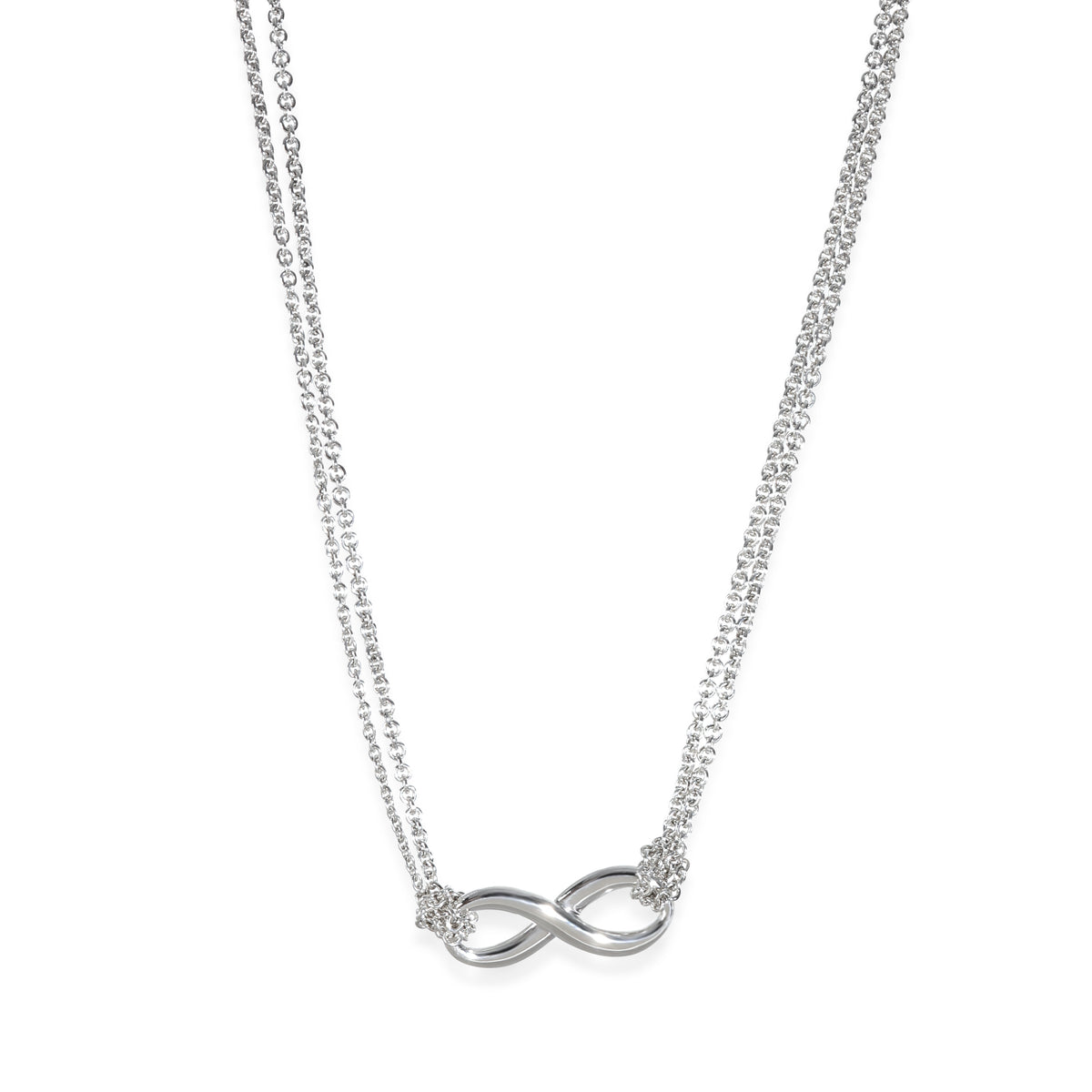 Sterling Silver  Infinity Necklace