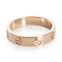 Rose Gold Diamond Small Model Love Ring