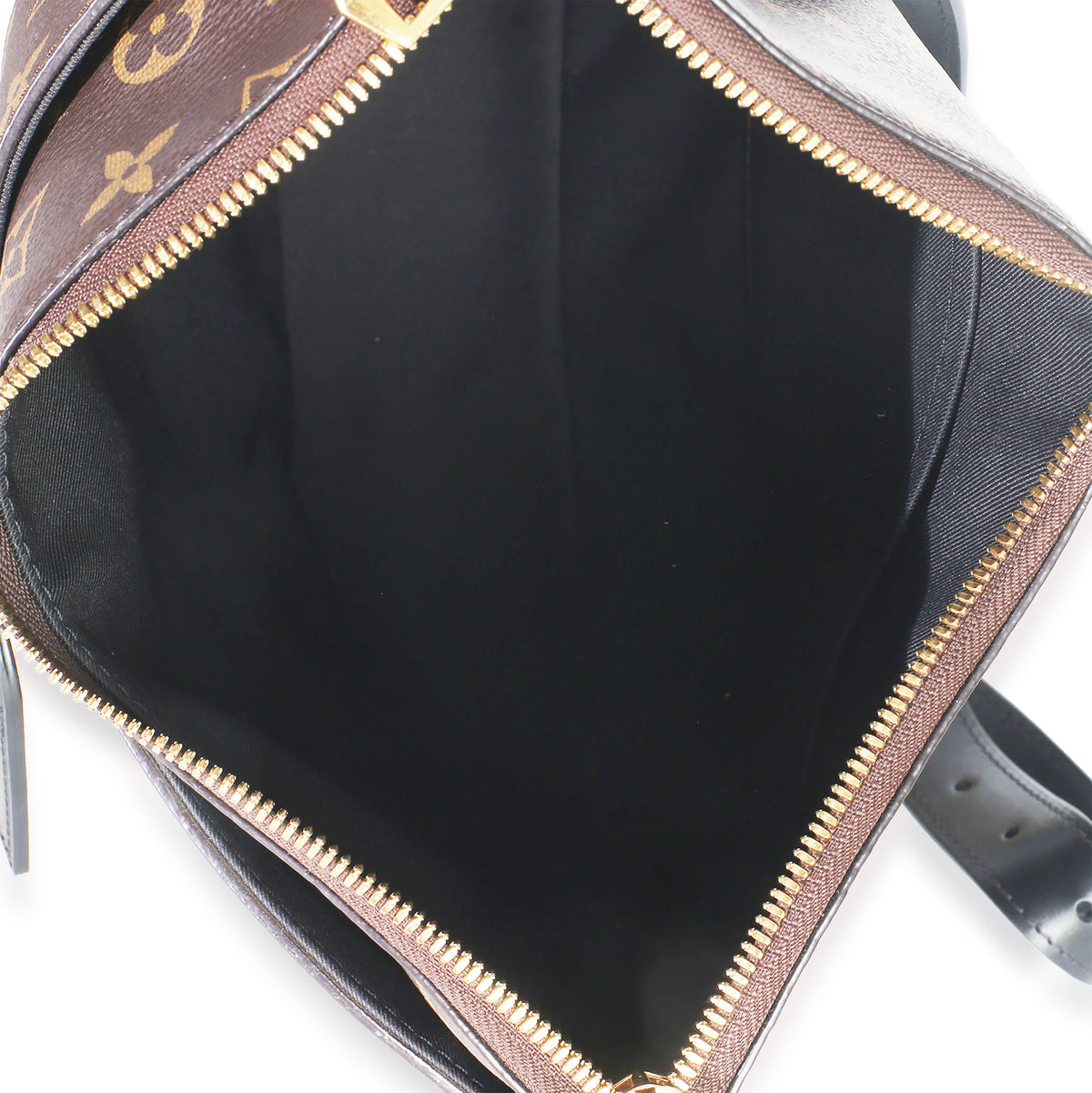 Black Monogram Canvas Odeon MM