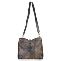 Black Monogram Canvas Odeon MM
