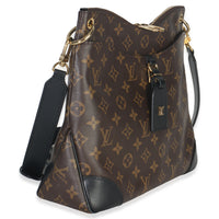 Black Monogram Canvas Odeon MM
