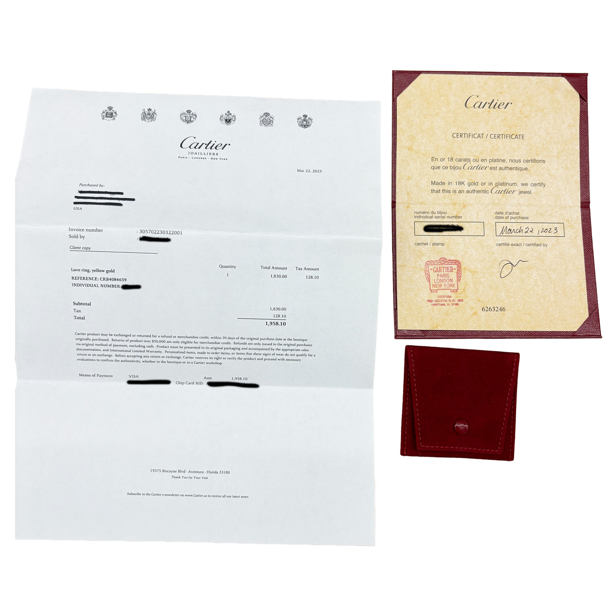 Yellow Gold  Love Ring