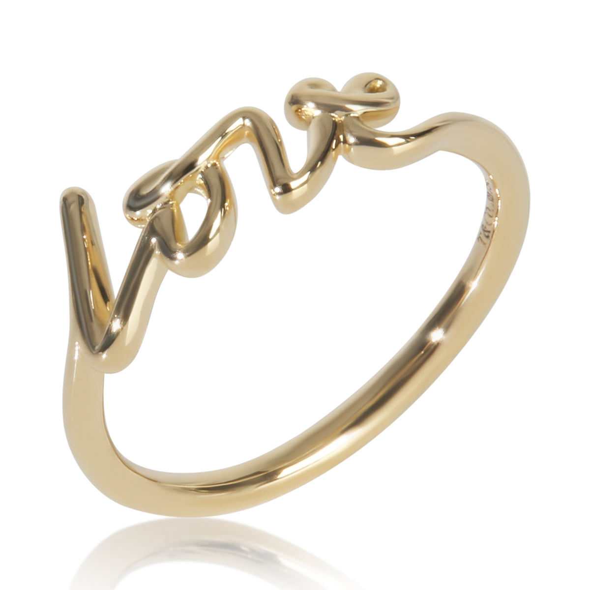 Yellow Gold  Mini Model Paloma Picasso Grafitti Love Ring