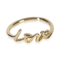 Yellow Gold  Mini Model Paloma Picasso Grafitti Love Ring