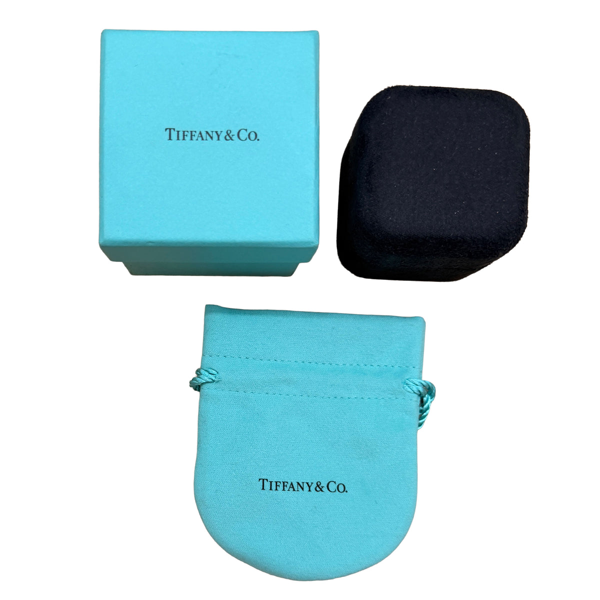 Tiffany & Co. White Gold Diamond Tiffany T Wide Ring box