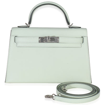 Vert Fizz Epsom Sellier Mini Kelly II 20 PHW