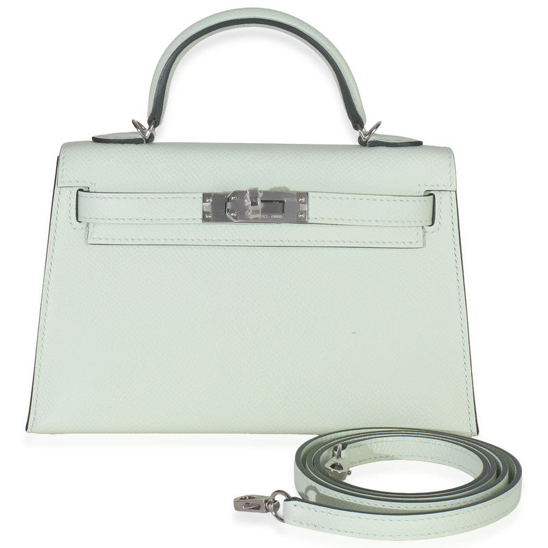 Vert Fizz Epsom Sellier Mini Kelly II 20 PHW
