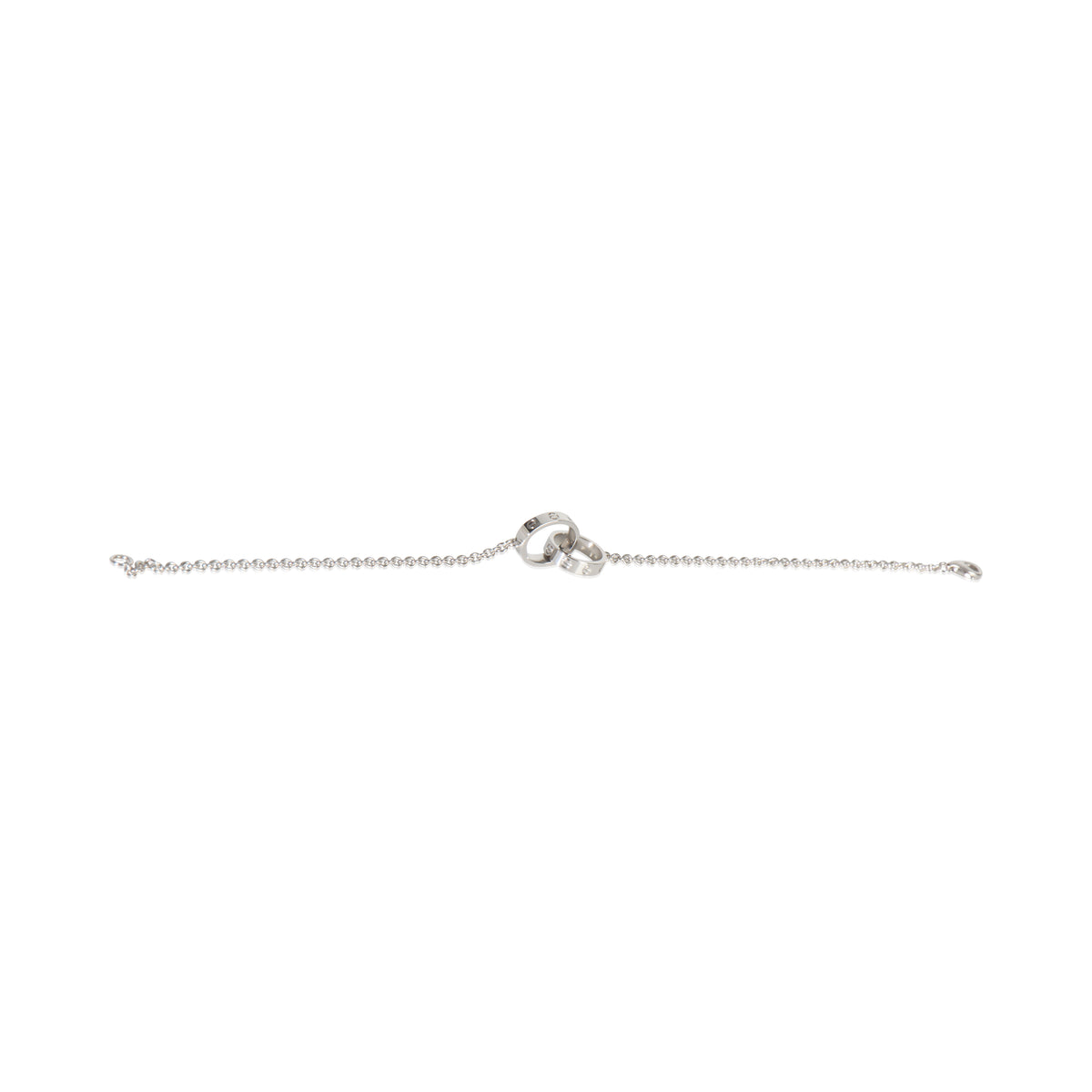 White Gold  Love Bracelet